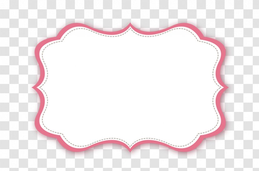 Pink Cuadro Paper Convite Transparent PNG