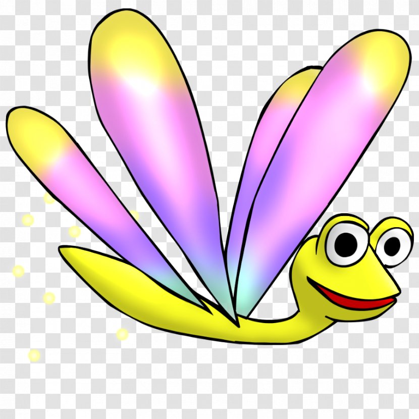 Clip Art Yellow Cartoon M. Butterfly - Plant - Awkward Watercolor Transparent PNG