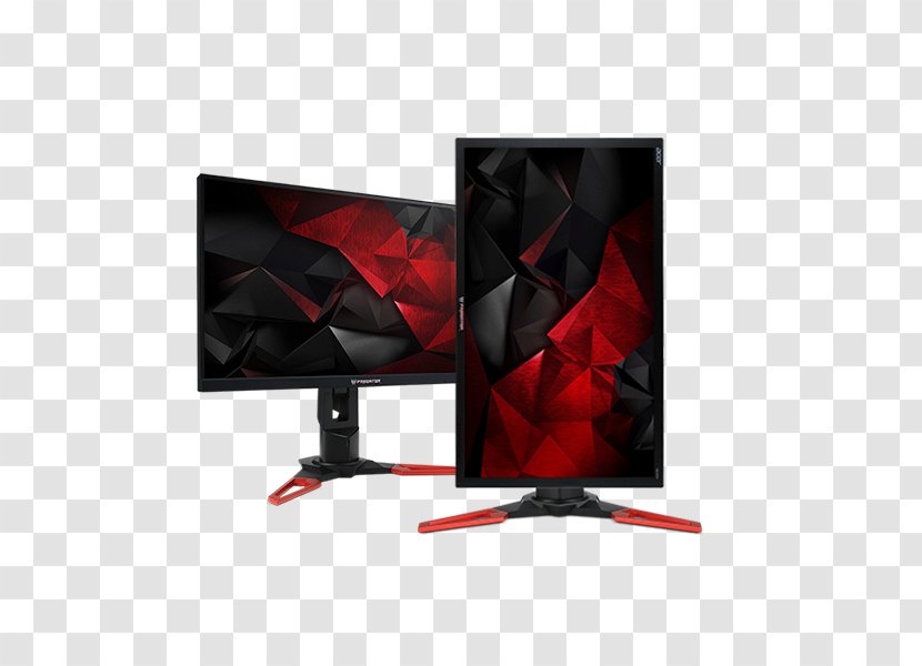 ACER Predator XB271HU Acer Aspire Nvidia G-Sync IPS Panel Computer Monitors - Red - Drone Transparent PNG