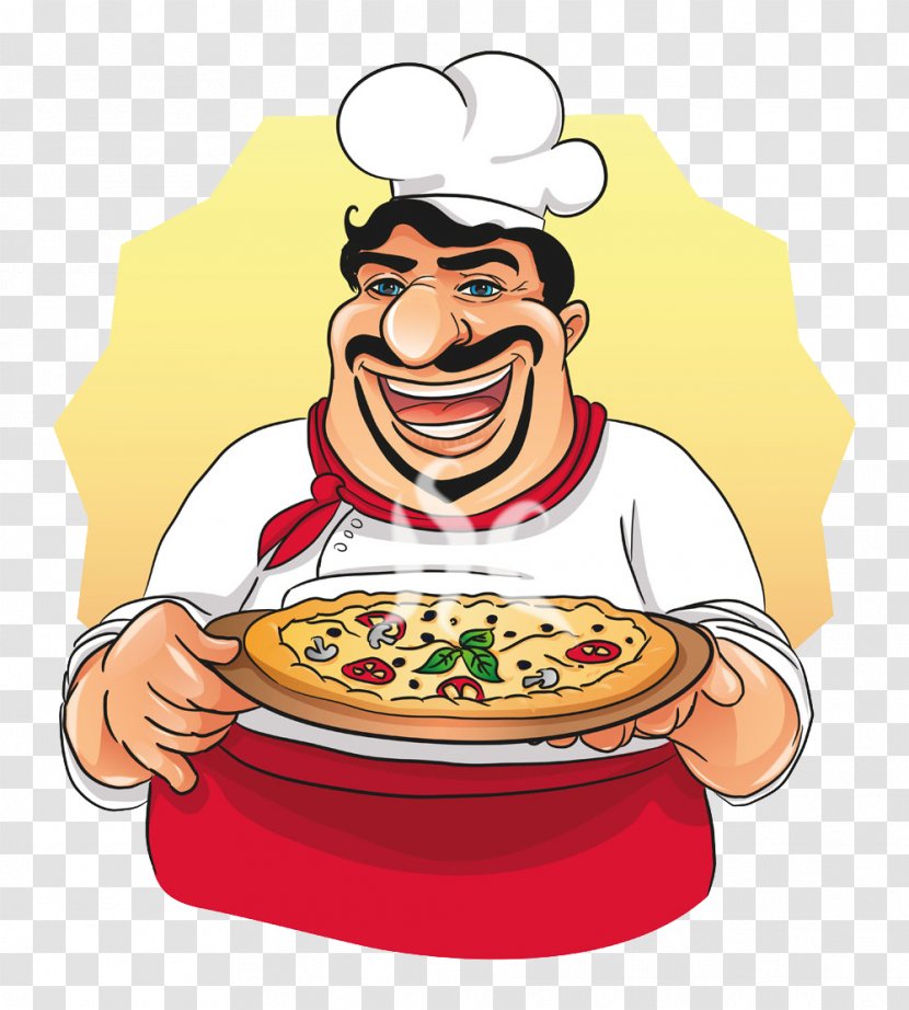 Pizza Italian Cuisine Chef Cooking - Junk Food - Design Transparent PNG
