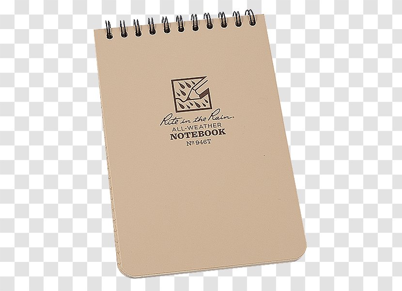 Paper Notebook Rite In The Rain Wire Binding Weather - Cordura Transparent PNG