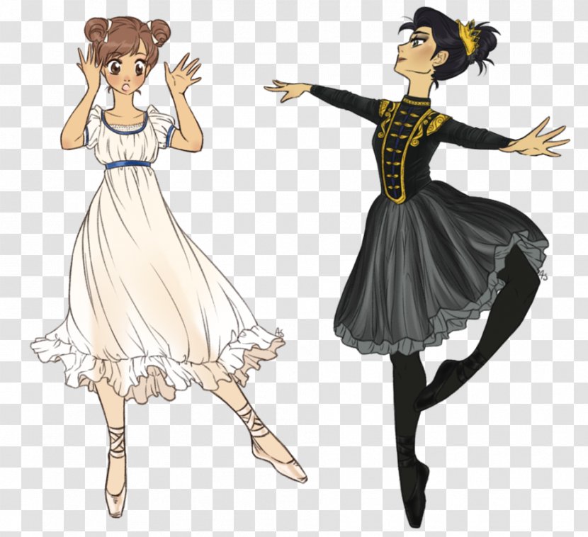 Gown Illustration Cartoon Costume Character - Nutcracker Ballet Drawings Transparent PNG