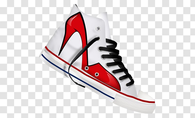 Sneakers Shoe White - Carmine - Shoes Material Transparent PNG