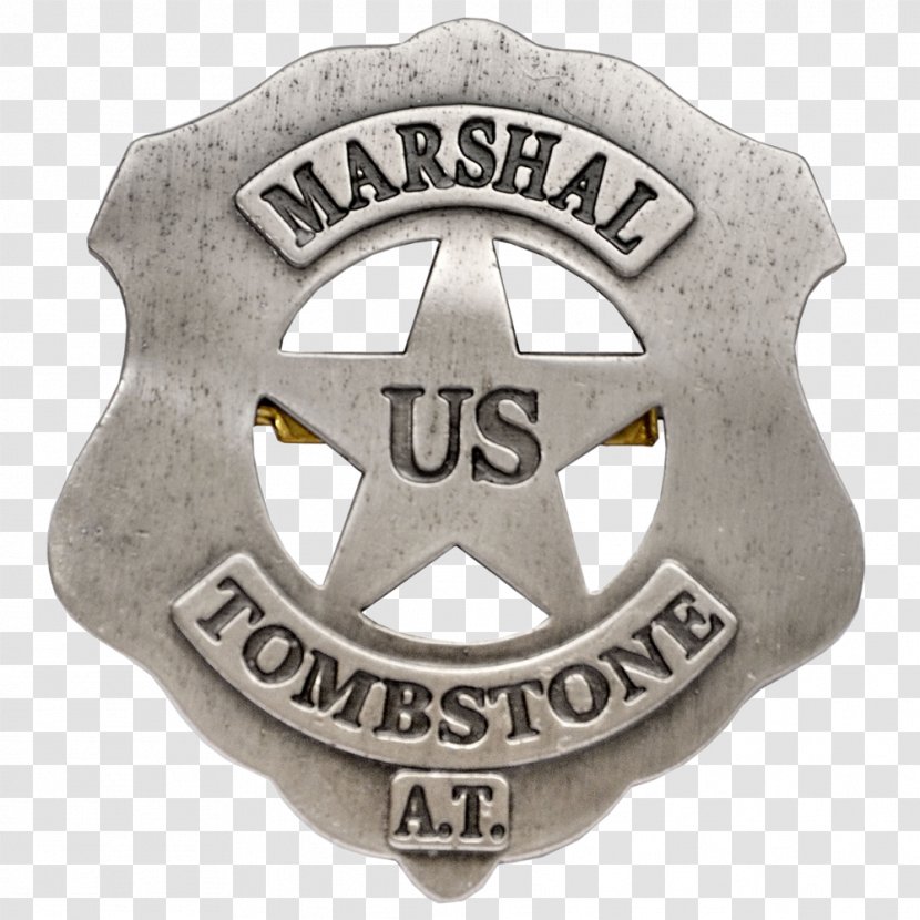 Tombstone Gunfight At The O.K. Corral American Frontier United States Marshals Service Badge - Police - Cowboy Transparent PNG