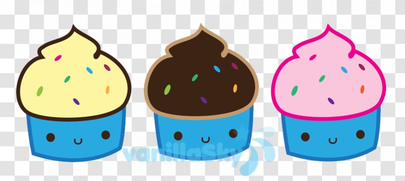 Cupcake Birthday Cake Ice Cream Frosting & Icing Milk - Cheese - Drawing Transparent PNG