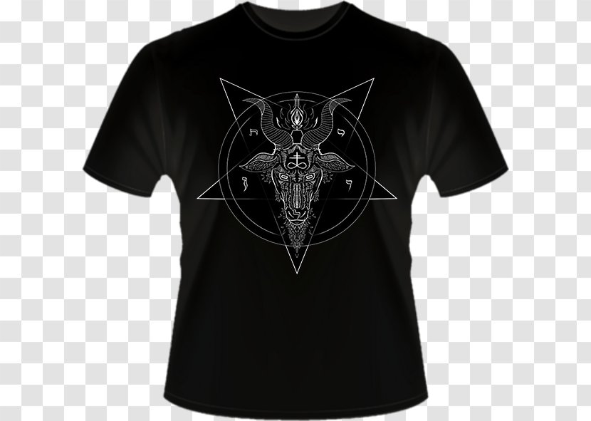 T-shirt Baphomet Clothing Satanism Female - Flower Transparent PNG