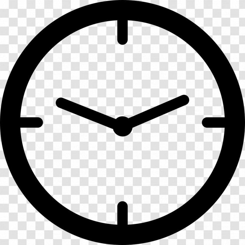 Alarm Clocks Time & Attendance - Black And White - Clock Transparent PNG