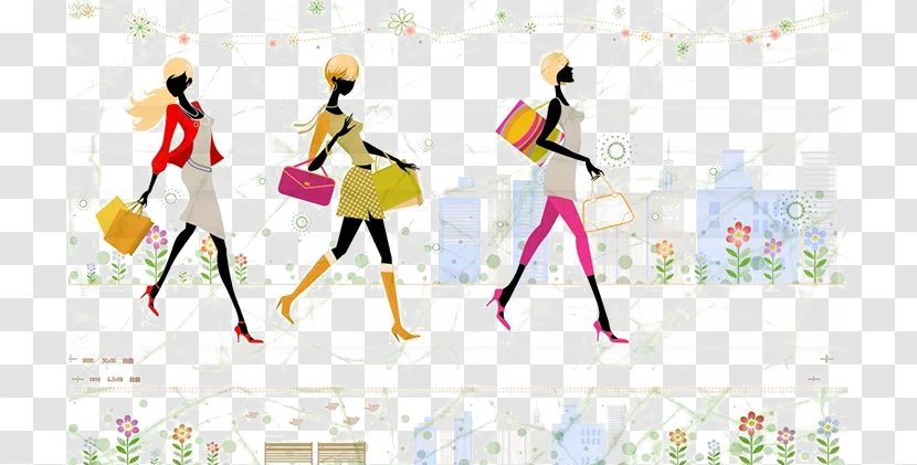 Fashion Bag Shopping - Silhouette - Return Women Transparent PNG
