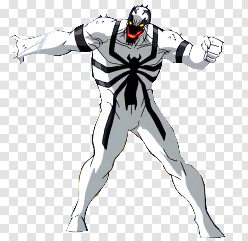 Anti-Venom Spider-Man Marvel Comics Symbiote - Cartoon - Venom Transparent PNG
