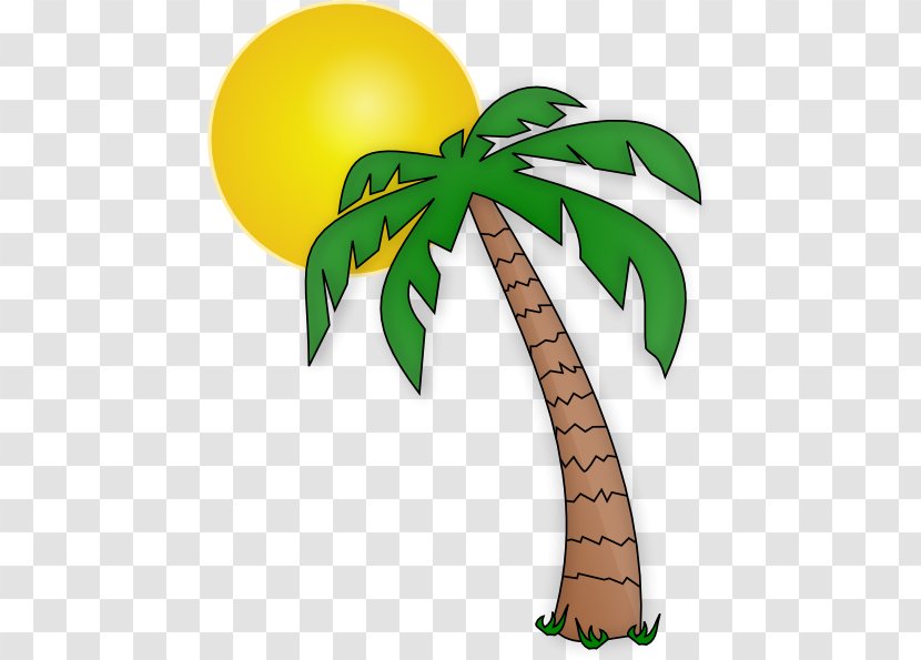 Clip Art Palm Trees Openclipart Image Vector Graphics - Green - Clipart Transparent PNG