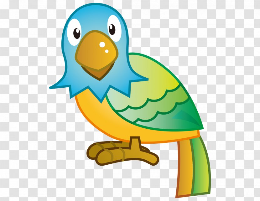 Lovebird True Parrot Amazon Beak Clip Art - Drawing - Vector Cartoon Hand Painted Beautifully Looking At Your Transparent PNG