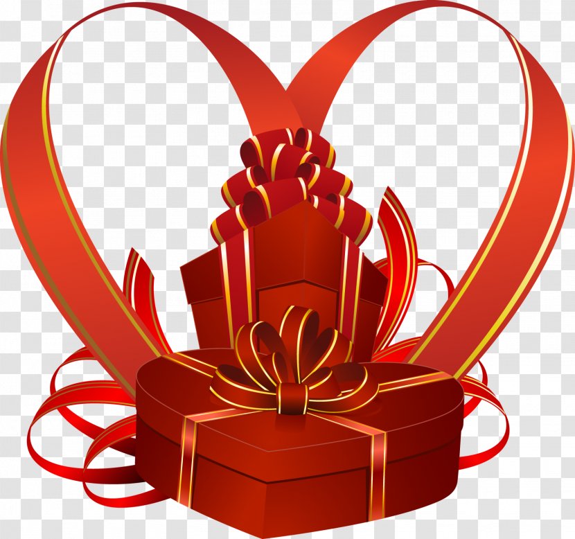 Valentine's Day Heart Gift - Silhouette - Gurdwara Transparent PNG