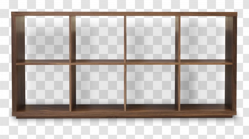 Shelf Bookcase Table Furniture Wall Unit - Chair - Walnut & Almonds Transparent PNG