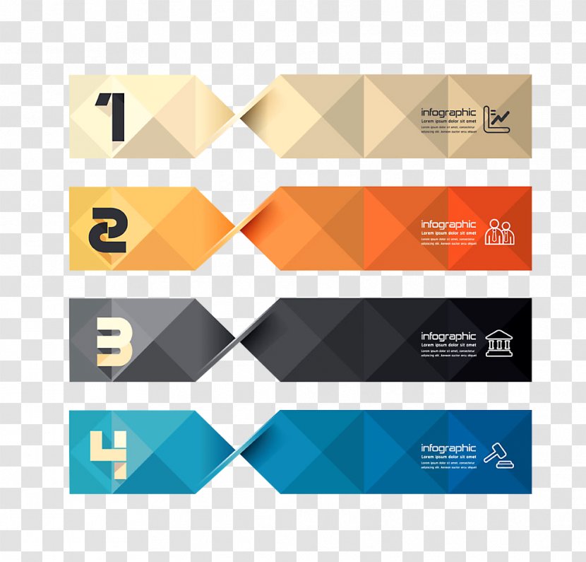 Graphic Design Infographic Template - Rectangle - PPT Material Transparent PNG