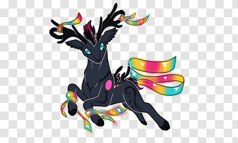 Reindeer Horse Clip Art - Mammal Transparent PNG