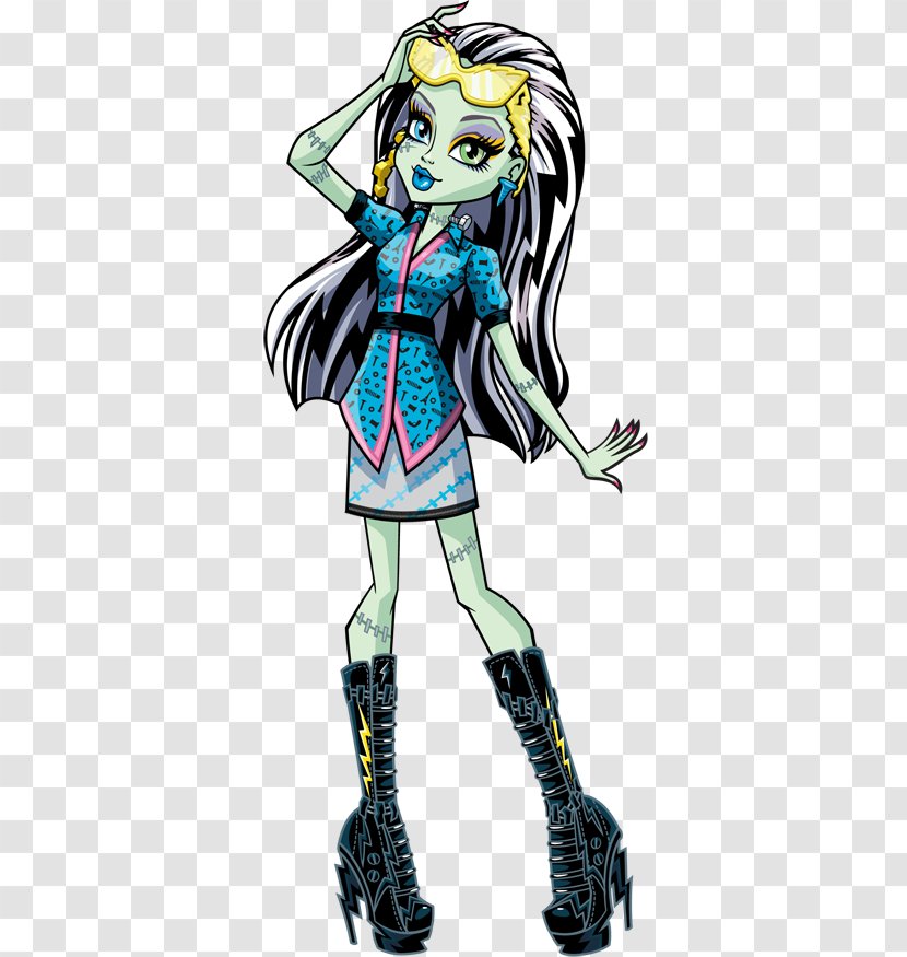Frankie Stein Monster High Basic Doll - Silhouette Transparent PNG