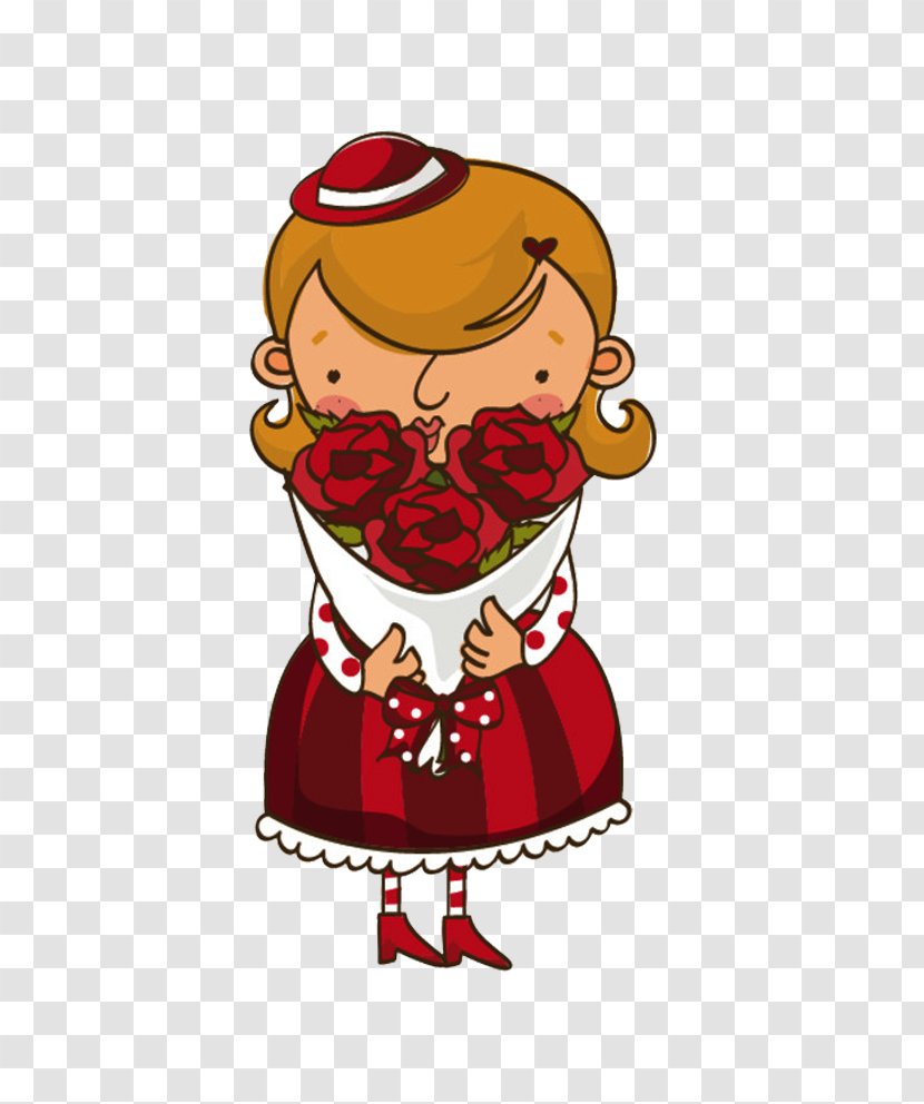 Beach Rose Flower Valentines Day - Costume Design - Valentine's Transparent PNG