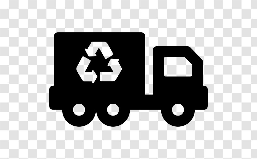 Recycling Truck Transport Waste - Black Transparent PNG