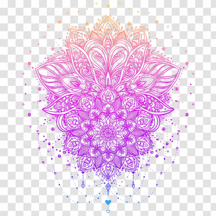 Vector Graphics Tattoo Drawing Boho-chic Ornament - Sacred Lotus - Flower Transparent PNG