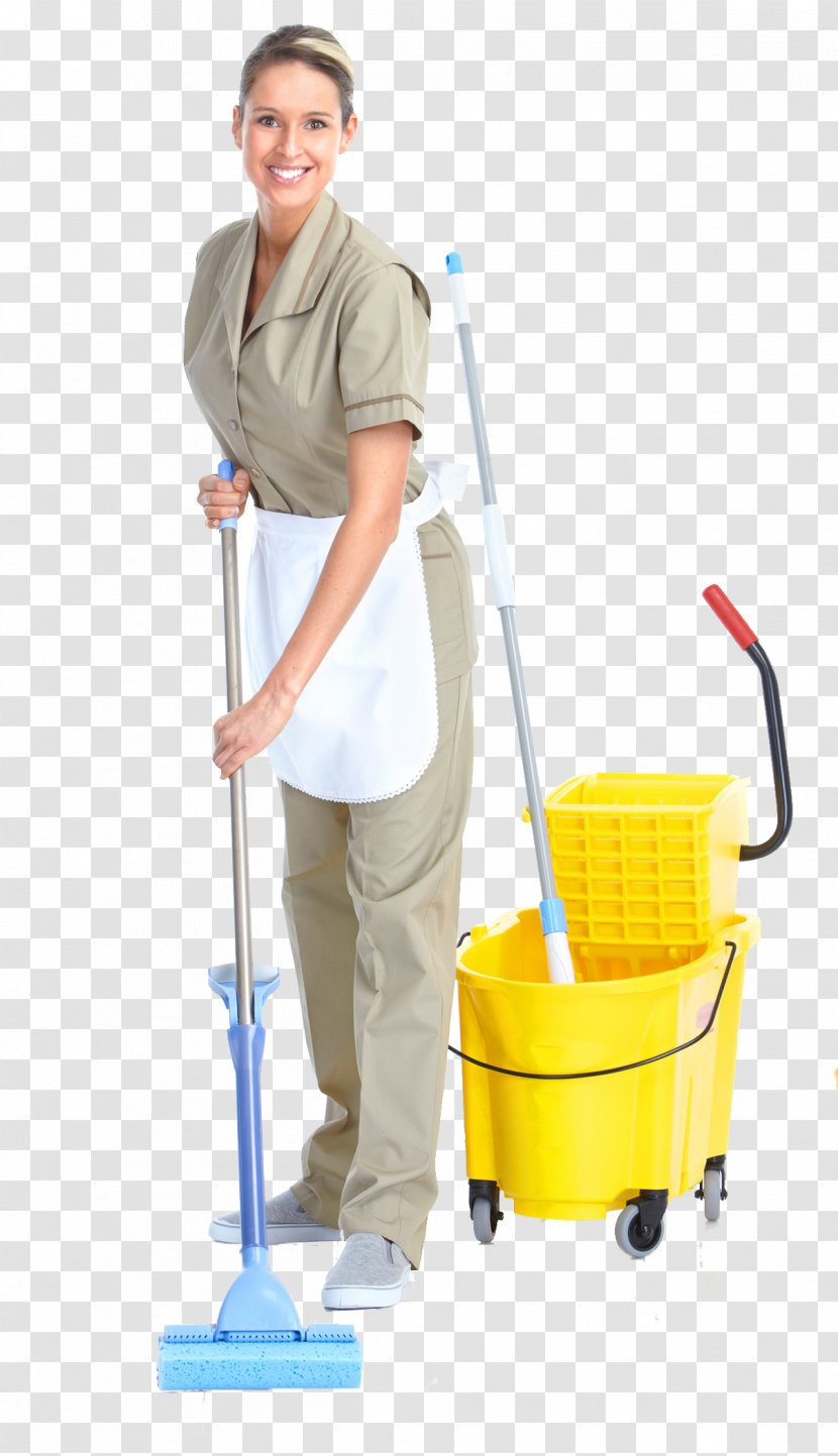 Maid Service Cleaner Commercial Cleaning Janitor - Mop - Business Transparent PNG