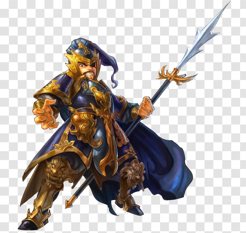 Three Kingdoms Hero Legendary Creature Fairy Tale Xiahou Dun - Mythical Transparent PNG