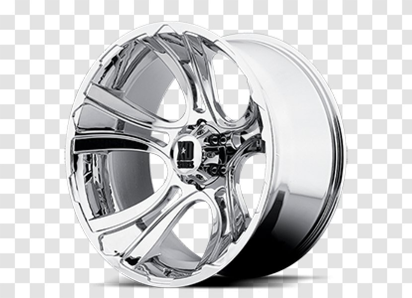 Alloy Wheel Car Tire Custom - Silver Transparent PNG