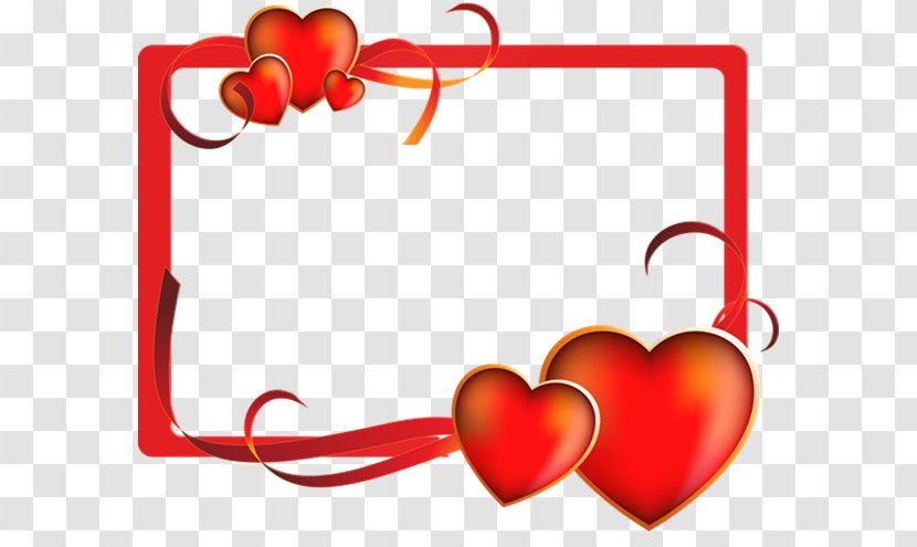 Valentine's Day Picture Frames Photography - Watercolor Transparent PNG
