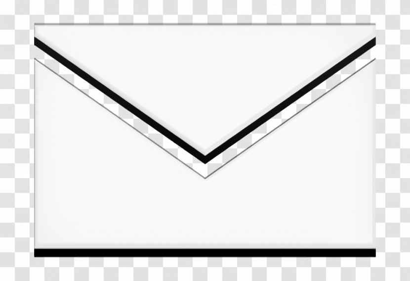 Mail Icon Message Envelope Icon IOS7 Set Filled 1 Icon Transparent PNG