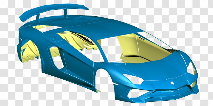 Car Vadodara 3D Scanner Lamborghini Aventador SV - Yellow Transparent PNG