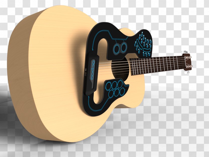 Acoustic Guitar Acoustic-electric MIDI Controllers Musical Instruments - Flower - Attached Transparent PNG