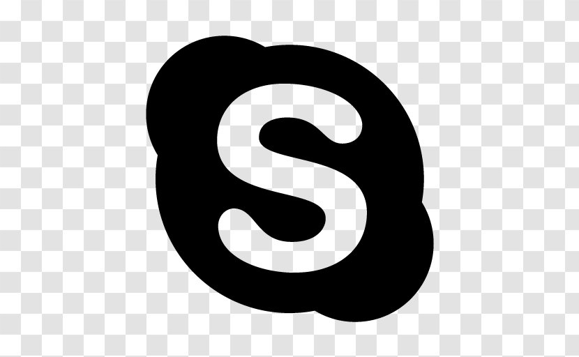 Transparency Skype Clip Art - Logo - Black Facebook Transparent PNG