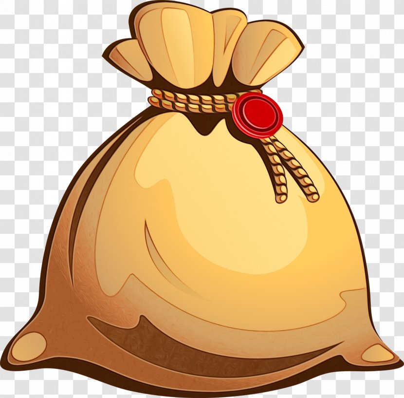 Money Bag - Peach Transparent PNG