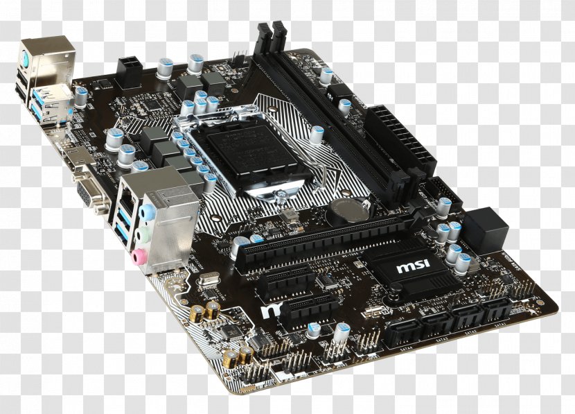 Intel LGA 1151 MicroATX Motherboard - Computer Hardware Transparent PNG