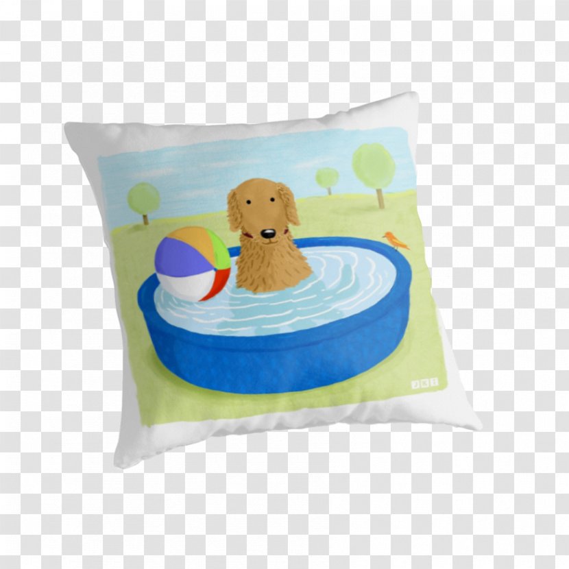 Golden Retriever Throw Pillows Cushion Summertime Transparent PNG