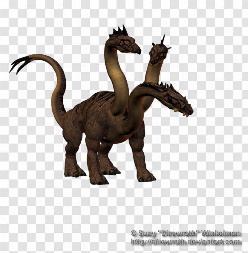 Velociraptor Image Lernaean Hydra Animal - Hercules And The - Monster Transparent PNG