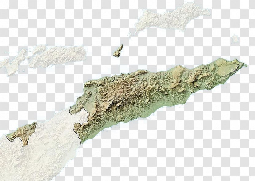 Terrain Map Icon - East Timor Relief Transparent PNG