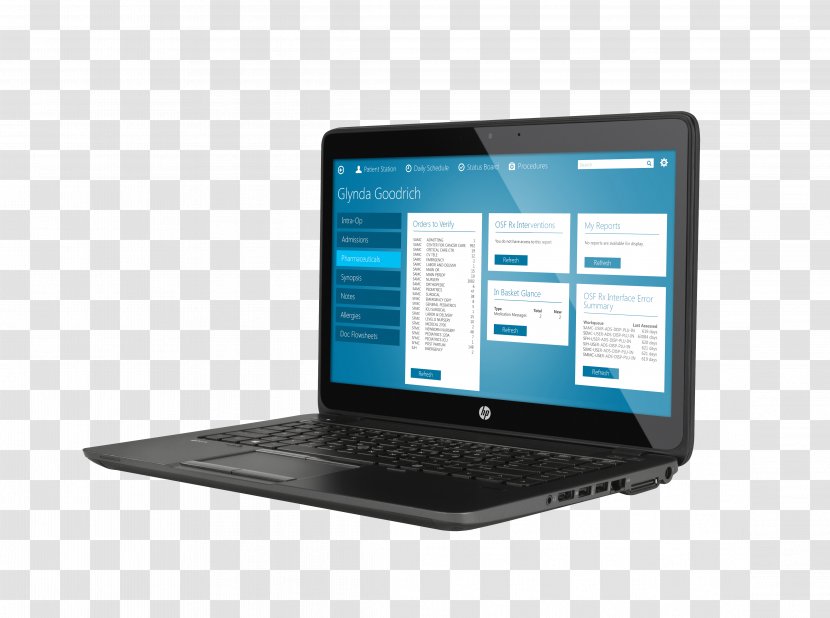 Laptop HP EliteBook Hp Zbook 14 G2 Mobile Workstation Core I7 2.6ghz 8gb - Computer Transparent PNG