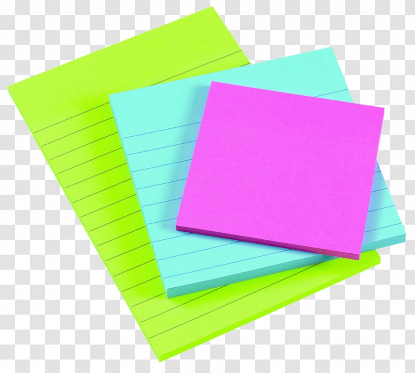 Post-it Note Paper Notebook Clip Art - Material - Sticky Transparent PNG