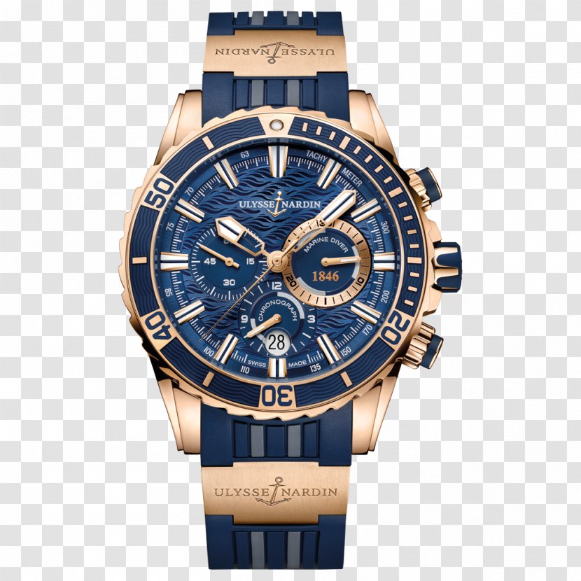 Ulysse Nardin Le Locle Watch Chronograph Jewellery - Strap Transparent PNG