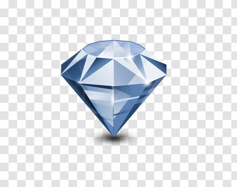 Diamond - Blue - Decoration Transparent PNG
