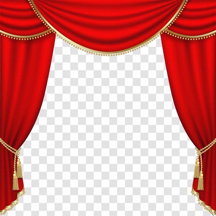 Stage Stock Photography Illustration Clip Art - Material - Curtains Transparent PNG