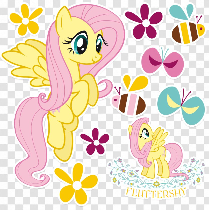 Pony Rainbow Dash Rarity Fluttershy Wall Decal - Painting - My Little Transparent PNG