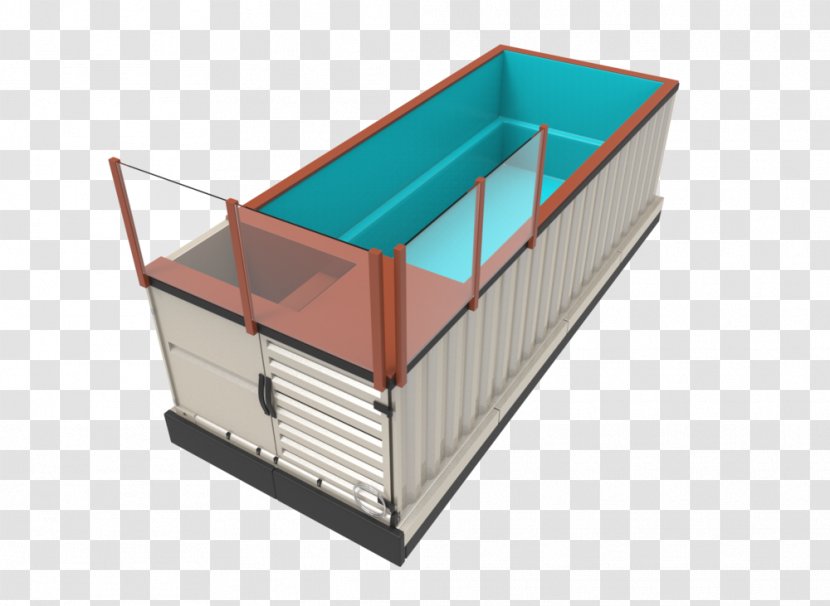 Swimming Pool Roof Shipping Container Transparent PNG