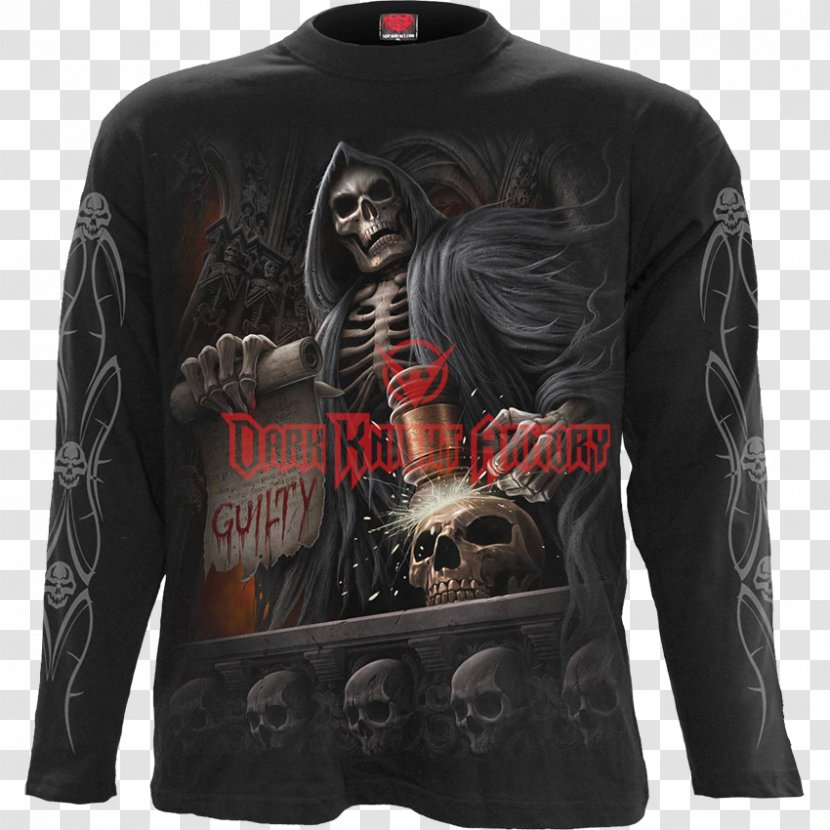Death Human Skull Symbolism Judge T-shirt - Plastic 7a Sl Transparent PNG