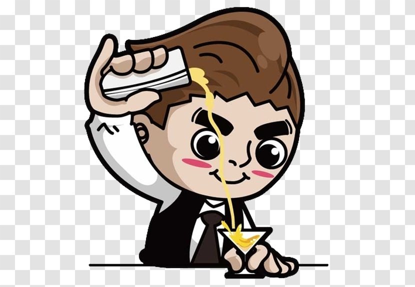 Cocktail Beer Bartender Illustration - Barista - Cartoon Transparent PNG