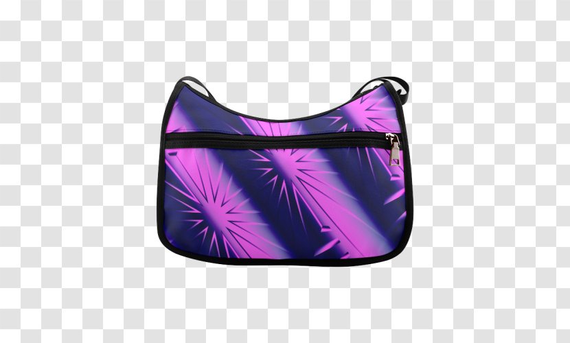 Messenger Bags Hobo Bag Tote Handbag - Purple Starburst Transparent PNG