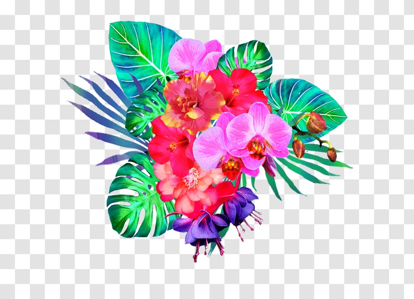 Floral Design Cut Flowers - Magenta - Flower Transparent PNG