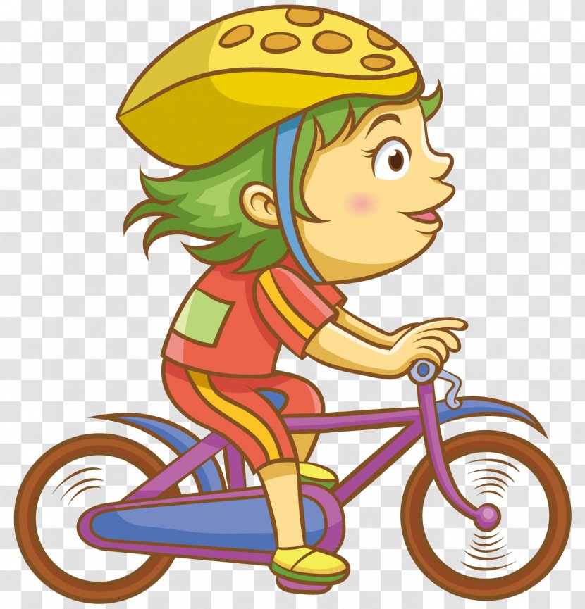 Bicycle Child Cycling Clip Art - Children Ride Transparent PNG