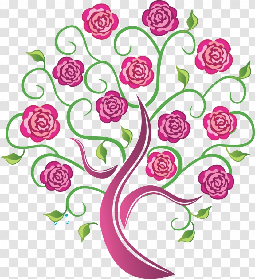 Garden Roses Tree Ornamental Plant - Floristry - Blooms Transparent PNG