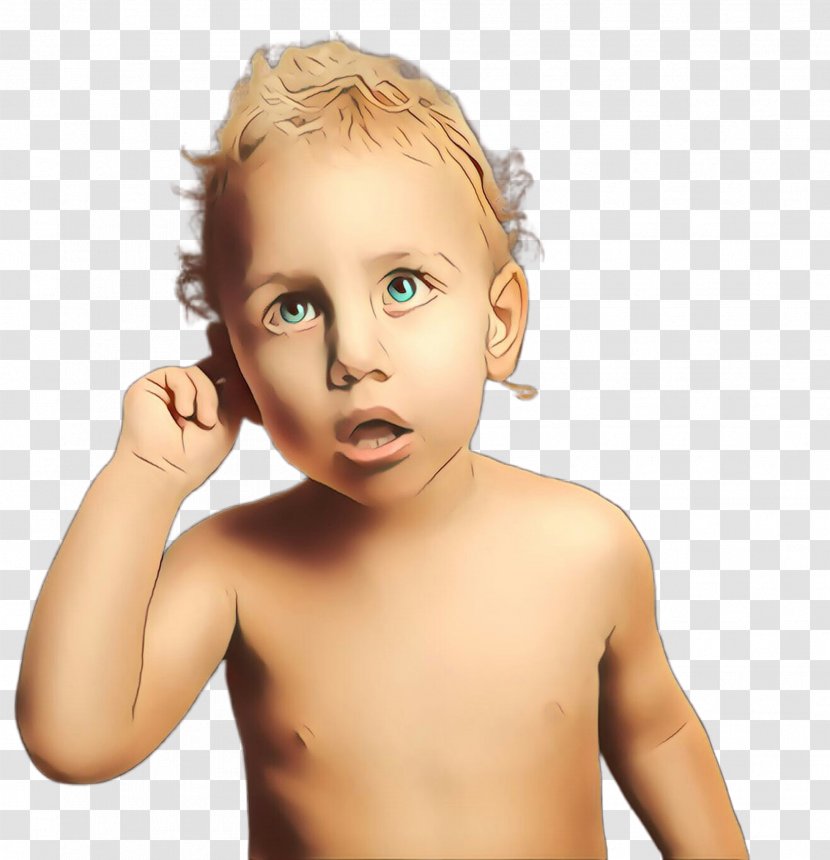 Face Child Skin Cheek Head - Model Male Transparent PNG